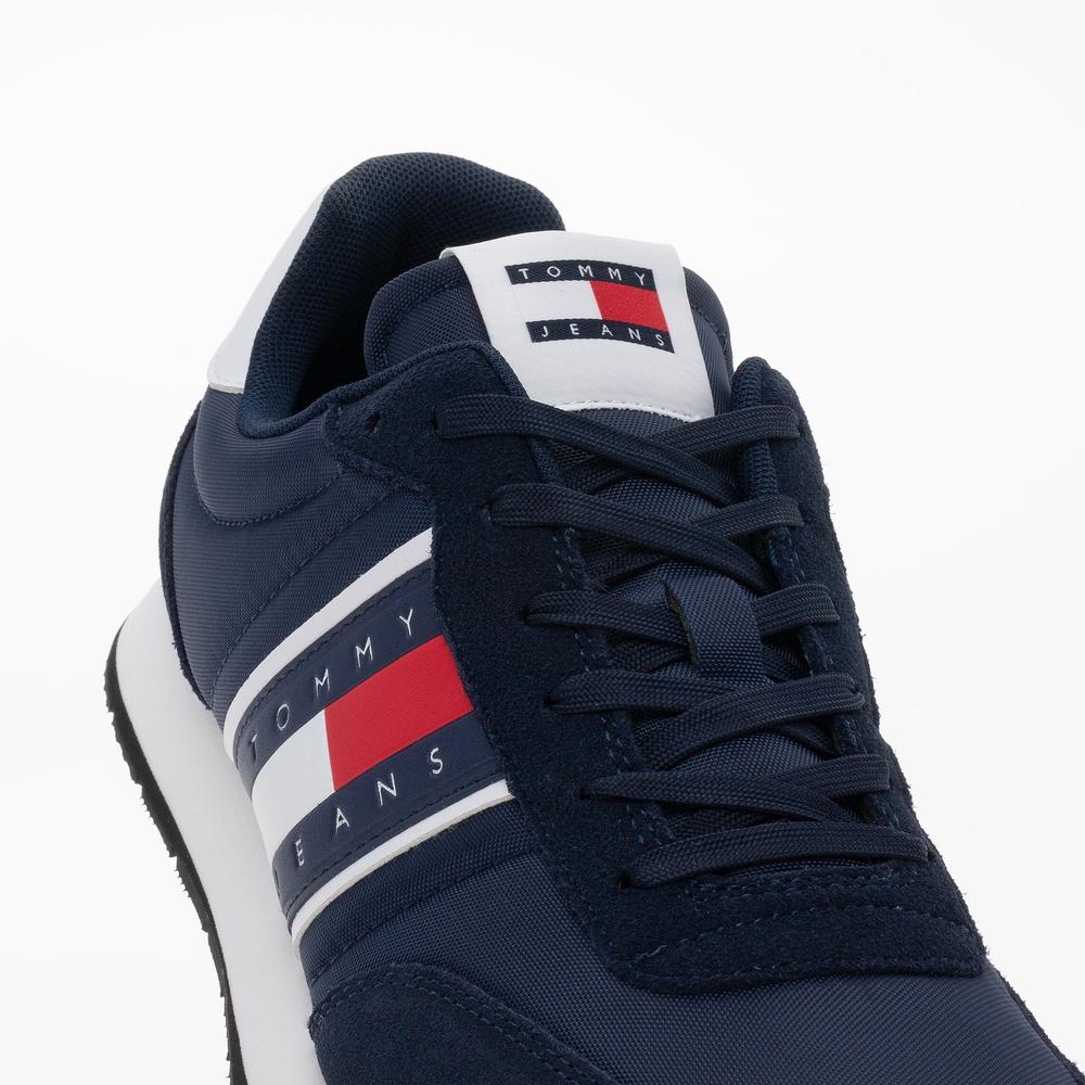 Buty Tommy Jeans TJM Runner Casual EM0EM01351-C1G - granatowe