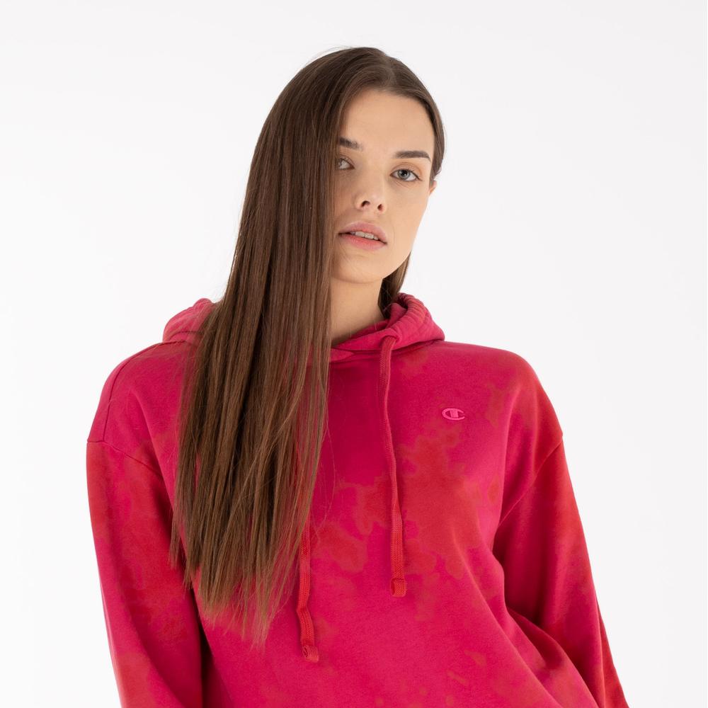 Bluza Champion Hooded Sweatshirt 116071-PS025 - czerwona