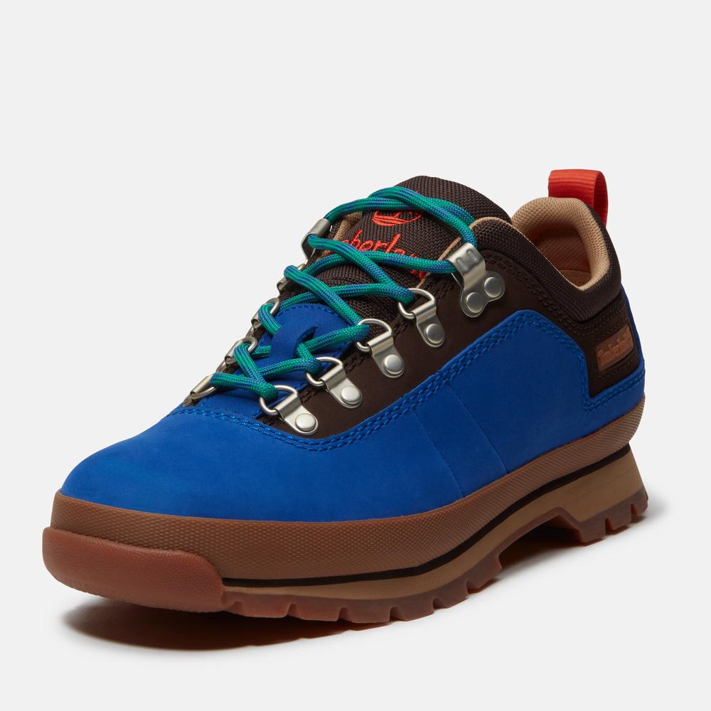 Buty męskie Timberland Euro Hiker Low Lace TB0A443ZELD1 - niebieskie