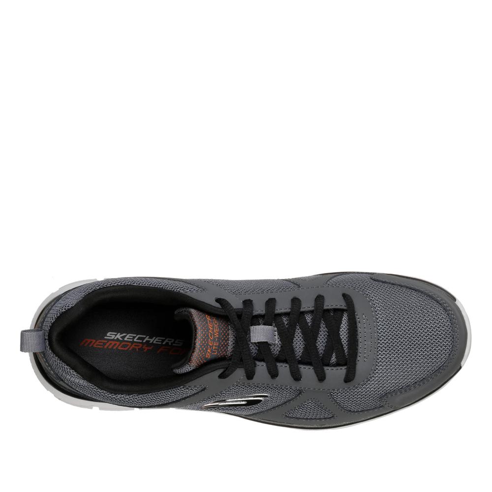 Buty męskie Skechers Track 52631CCBK - szare