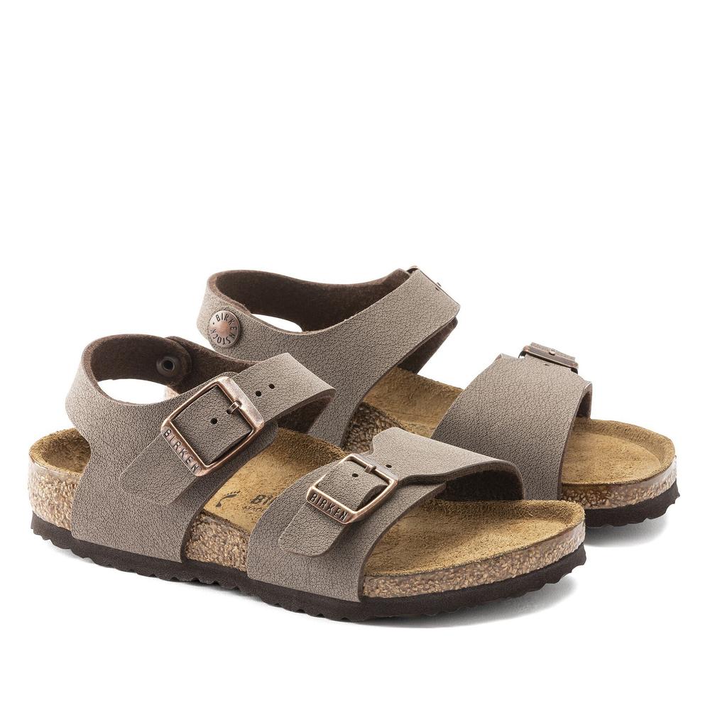 Sandały dziecięce Birkenstock New York 87783 - brązowe