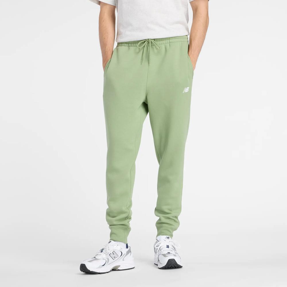 Spodnie męskie New Balance MP43904AAR - zielone