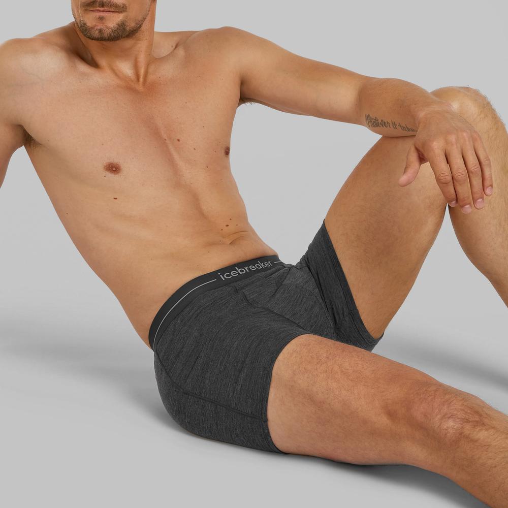 Bokserki Icebreaker Anatomica Boxers 1030290111 - szare