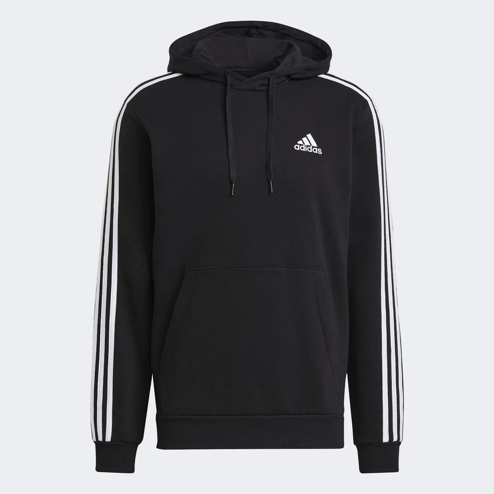 Bluza adidas Essentials Fleece 3-Stripes Hoodie GK9072 - czarna