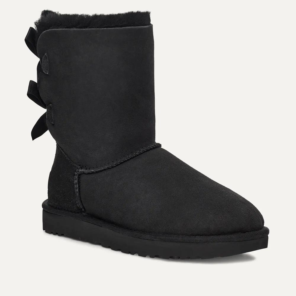 Buty damskie UGG W Bailey Bow II 1016225-BLK - czarne