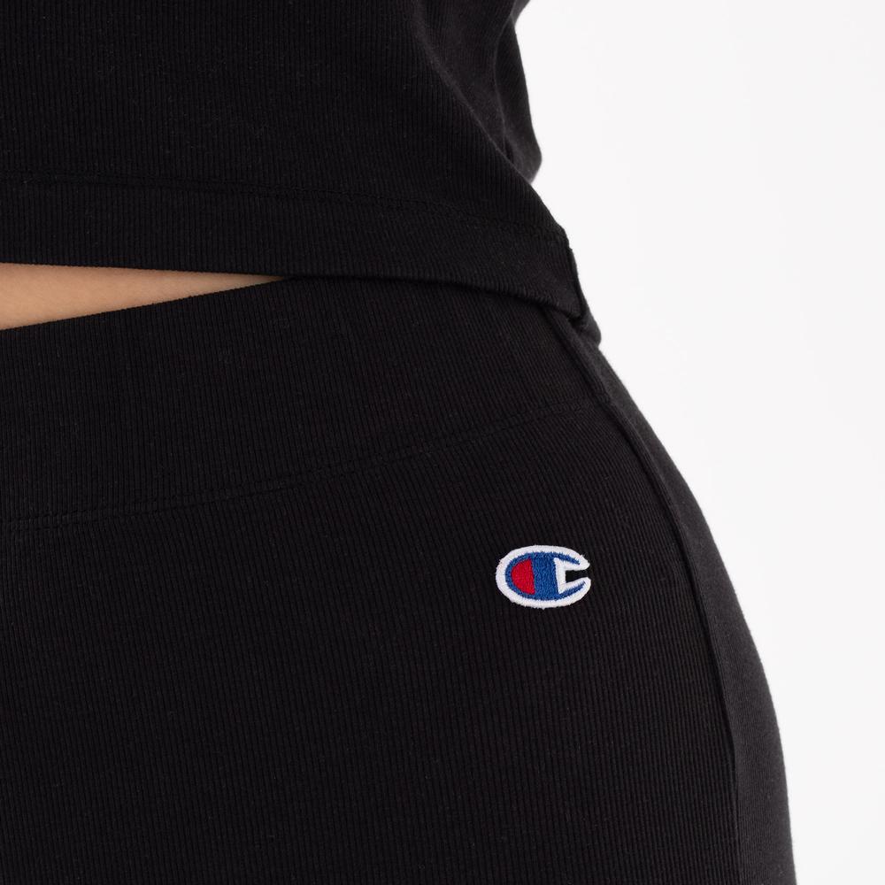 Spodnie Champion Minimal High-Waisted Leggings 116264-KK001 - czarne