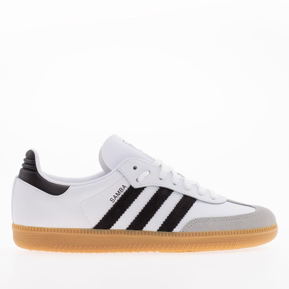 Buty młodzieżowe adidas Originals Samba OG J JQ2020 - białe