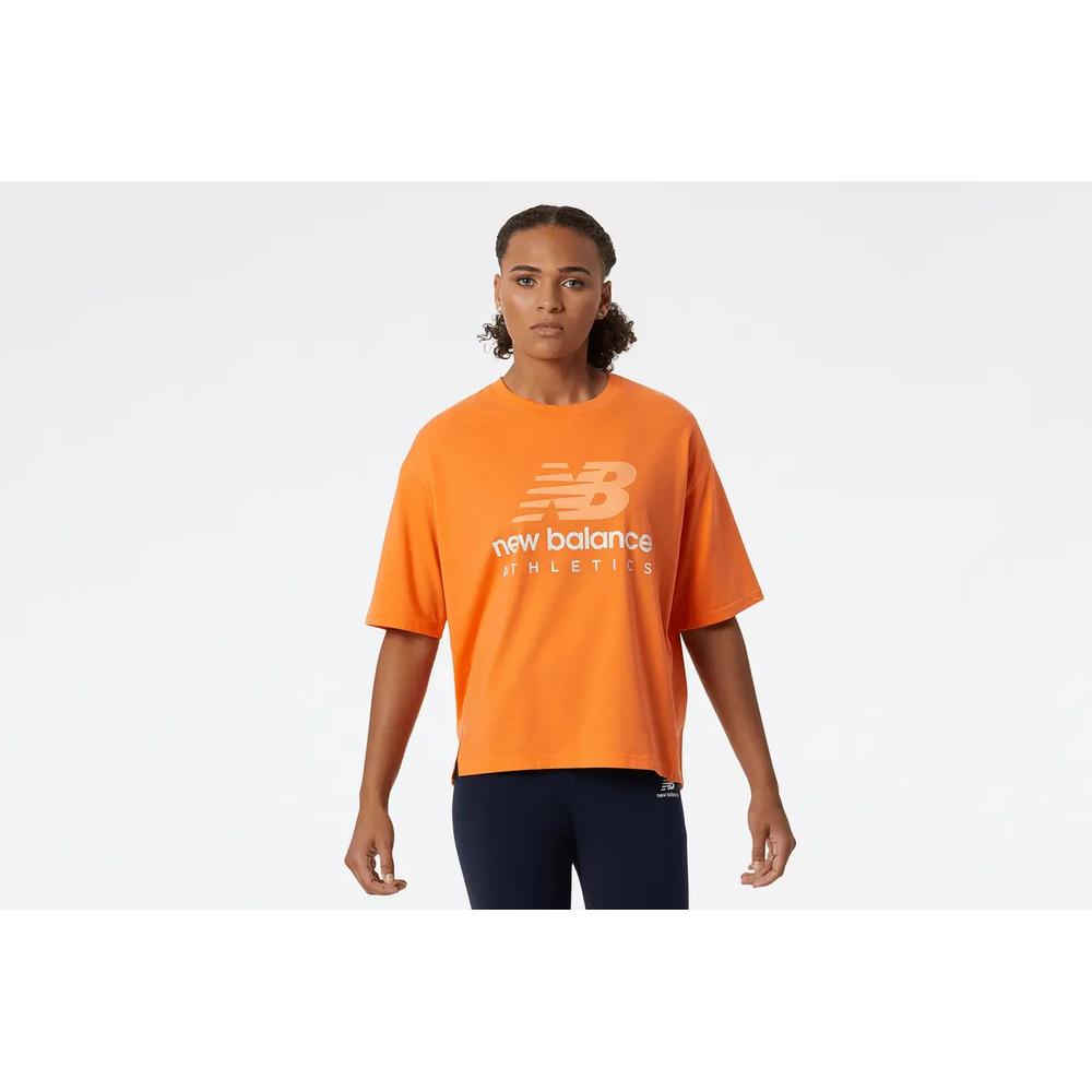 Koszulka New Balance WT21503VIB - pomarańczowa