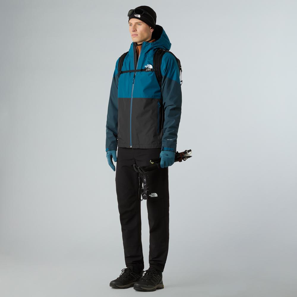 Kurtka męska The North Face Lightning Zip-In 0A87GNEIF1 - czarno-niebiesko