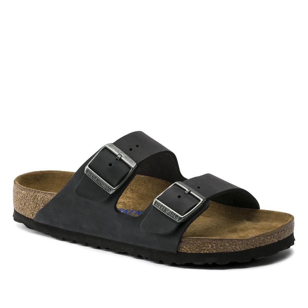 Klapki męskie Birkenstock Arizona 752483 - czarne