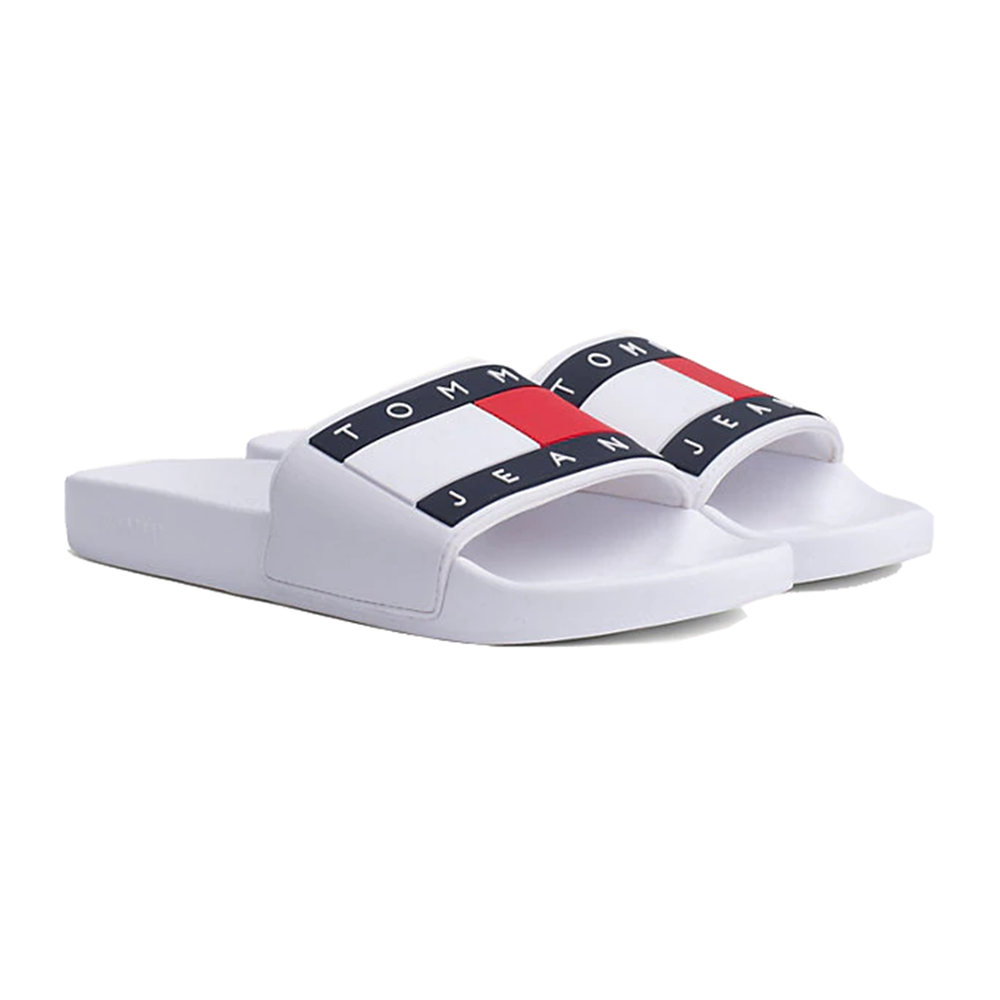 TOMMY JEANS FLAG POOL SLIDE > EM0EM00284-100