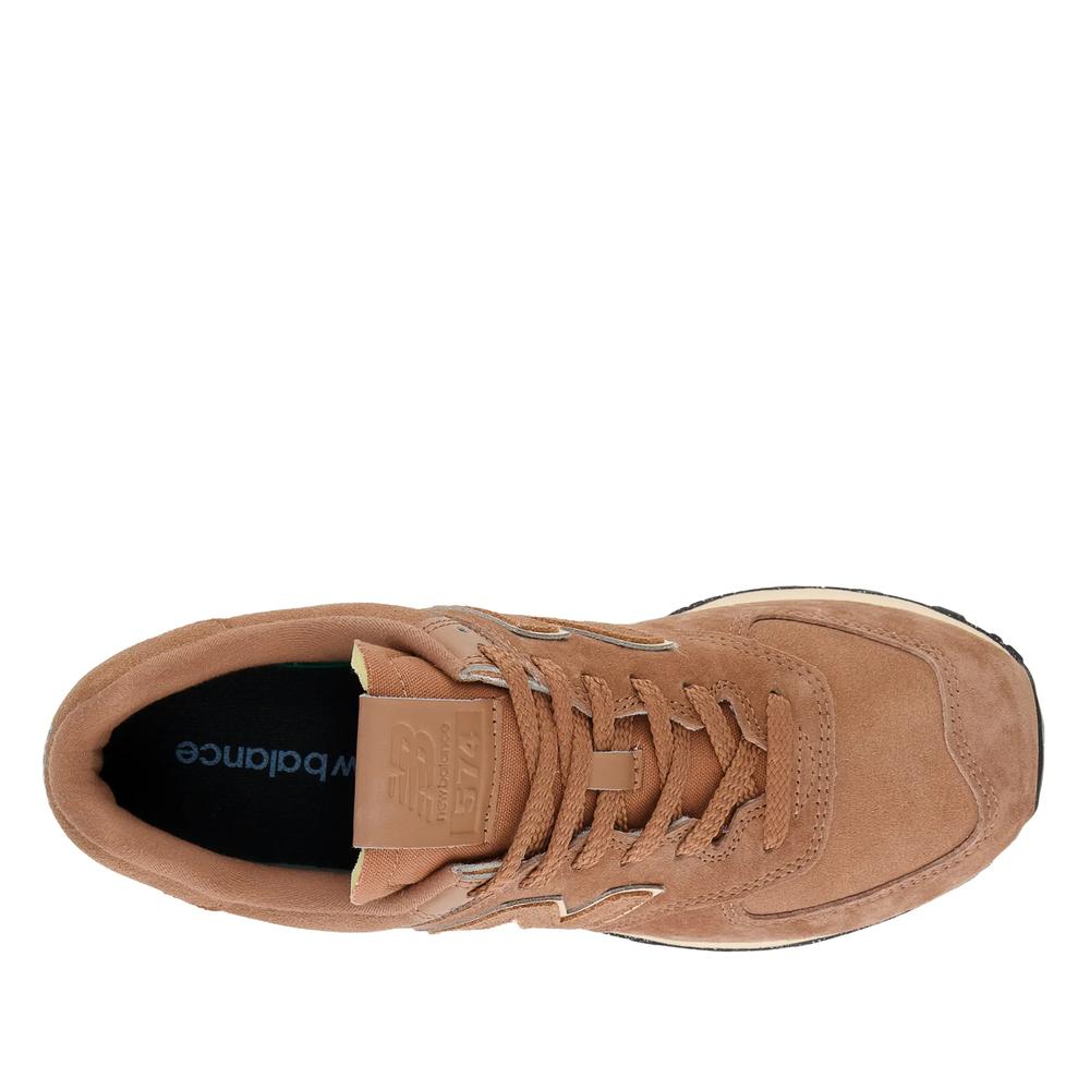 Buty New Balance U574LWG - brązowe