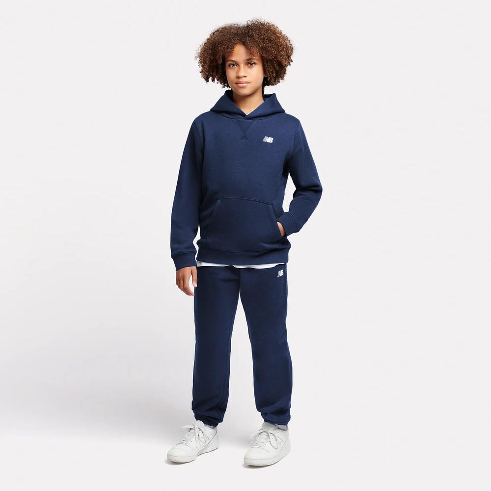 Spodnie dziecięce New Balance LAKB0060NNY - granatowe