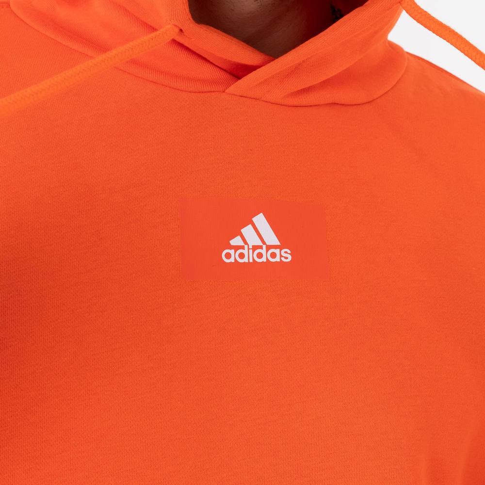 Bluza adidas Essentials Feelvivid Cotton Fleece Drop Shoulder Hoodie HK2828 - pomarańczowa