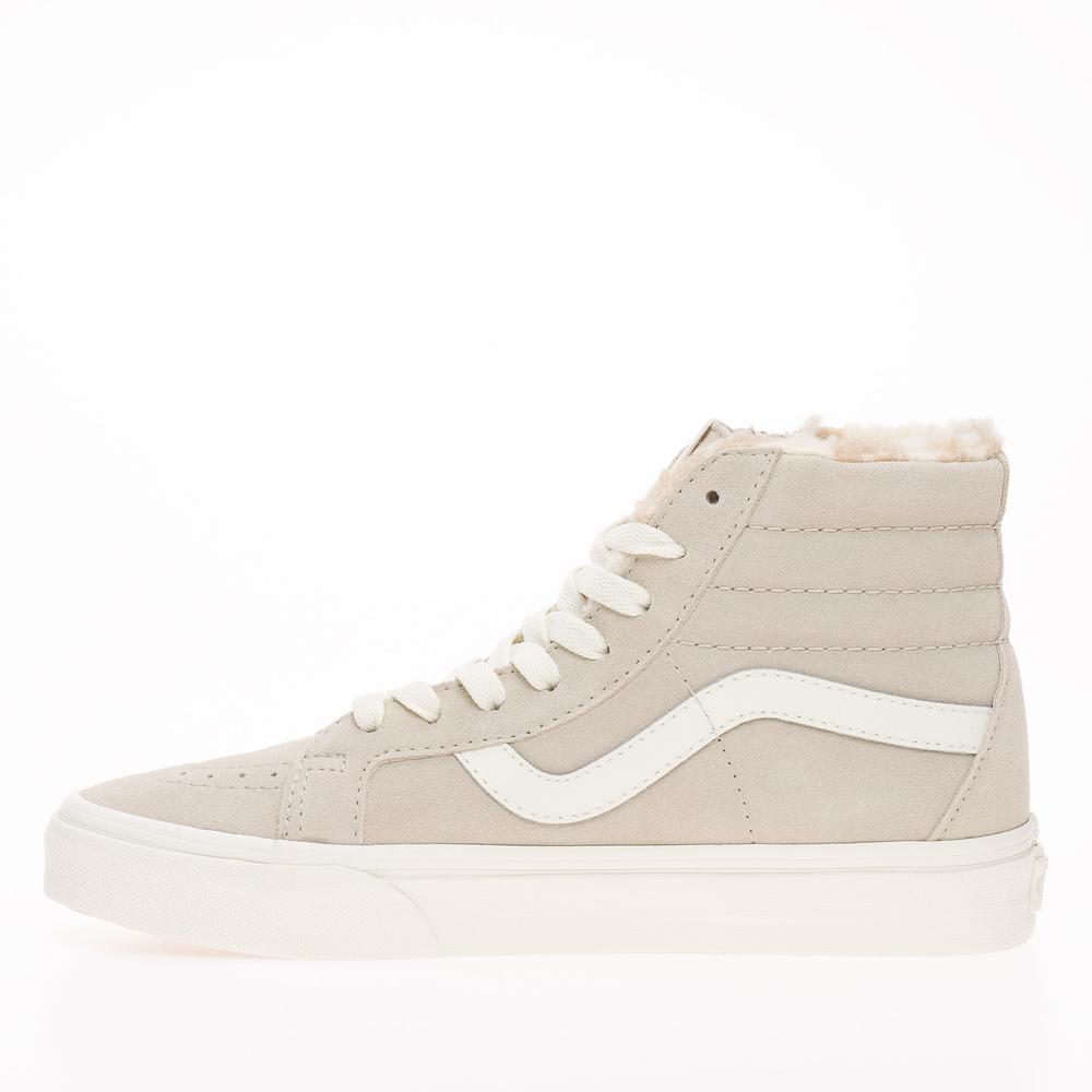 Buty Vans Sk8-Hi Reissue Side Zip VN0007NZBLL1  - beżowe