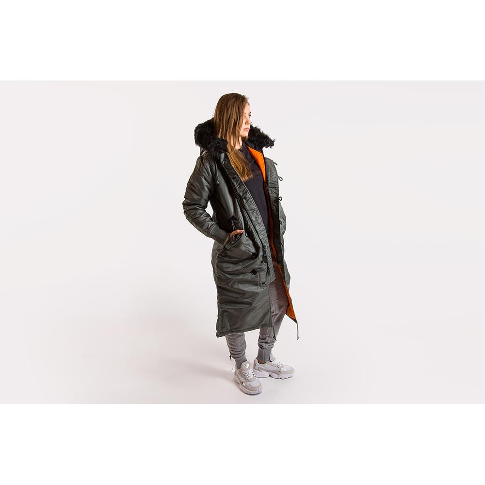 ALPHA INDUSTRIES LONG FISHTAIL WMN > 198013-432