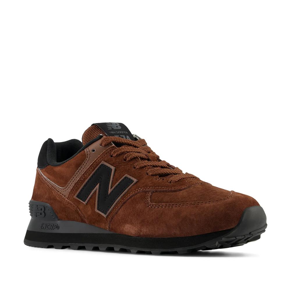 Buty New Balance U574LEB - brązowe