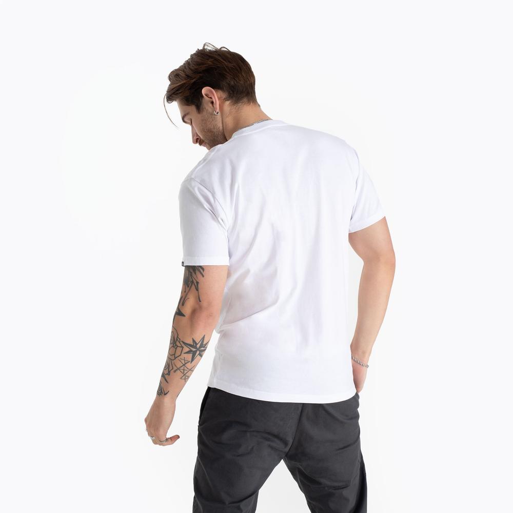 Koszulka Vans Left Chest Logo VN0A3CZEYB21 - biała
