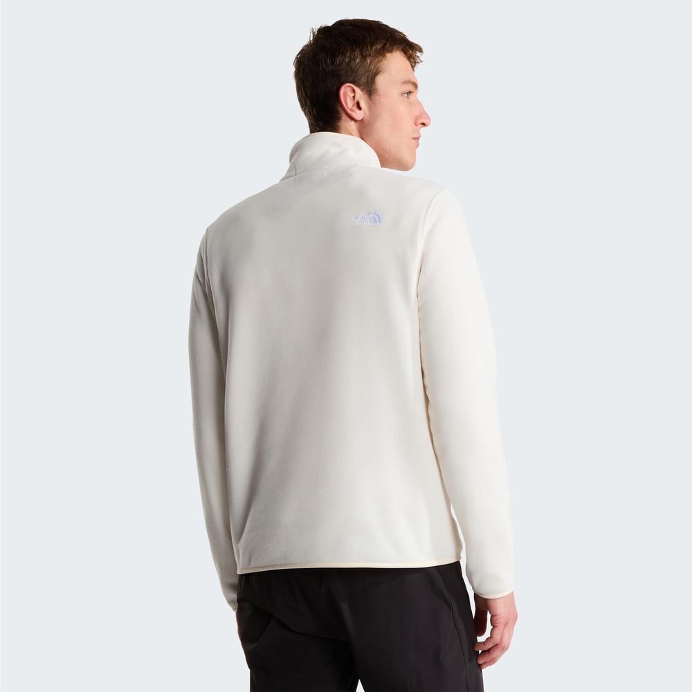 Bluza męska The North Face Glacier 1/4 Zip Fleece 0A8D0QQLI1 - biała