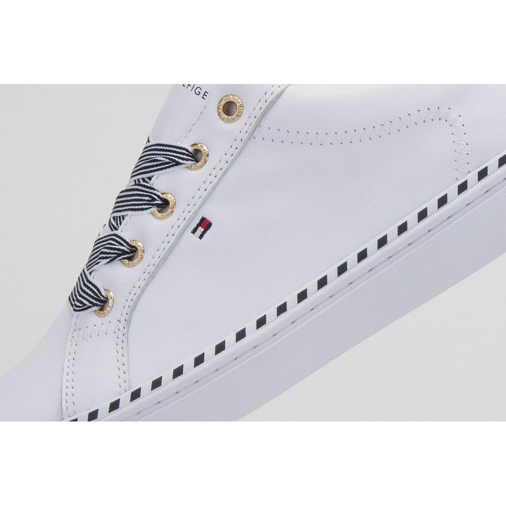 TOMMY HILFIGER NAUTICAL LACE UP SNEAKER > FW0FW04689-YBS