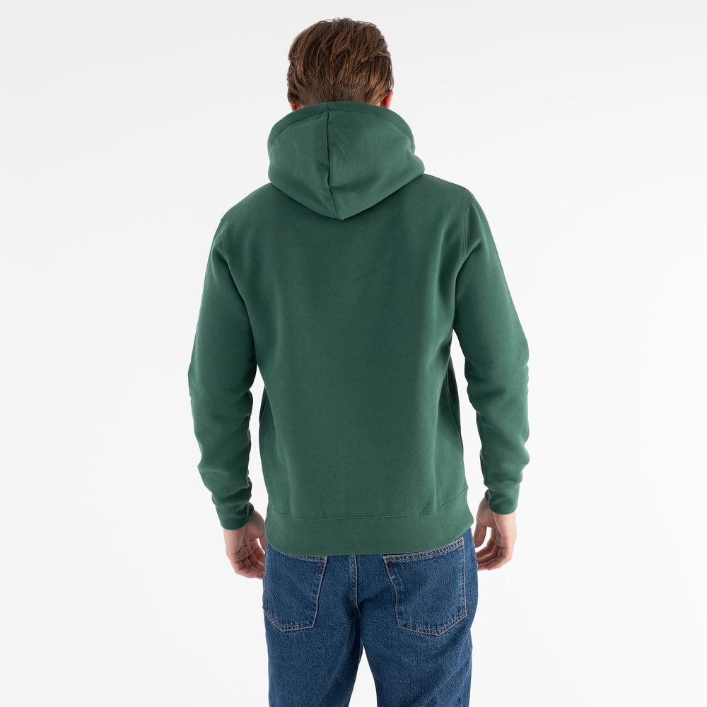 Bluza Champion Half-Zip Heavy Fleece Hoodie 217866-GS568 - zielona