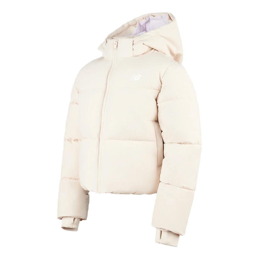 Kurtka dziecięca New Balance LAKG0230BIS - beżowa