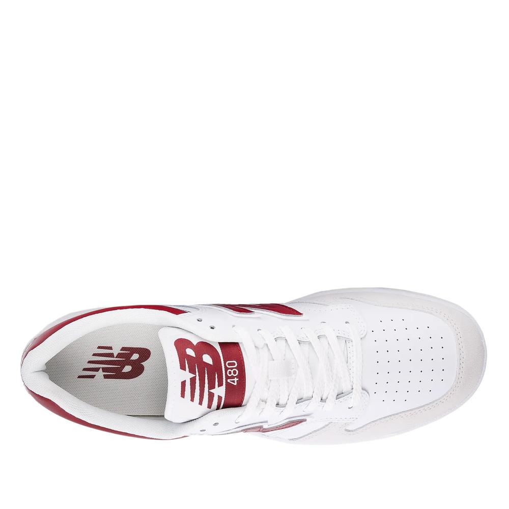 Buty unisex New Balance BB480LIR - białe