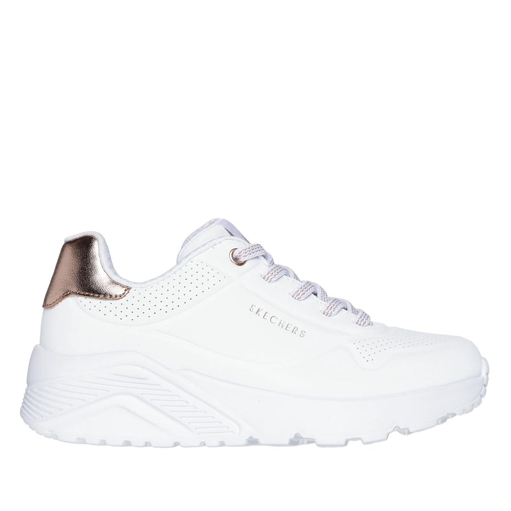 Buty dziecięce Skechers Uno Lite 310384LWHT - białe