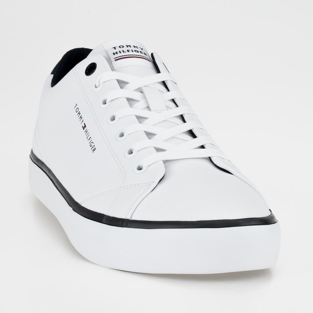 Buty Tommy Hilfiger HI Vulc Core Low Leathers FM0FM04731-YBS - białe