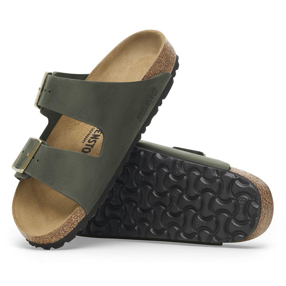 Klapki damskie Birkenstock Arizona 1027948 - zielone
