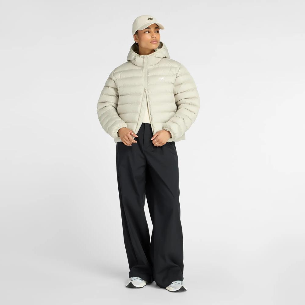Kurtka damska New Balance WO53500SHY - beżowa