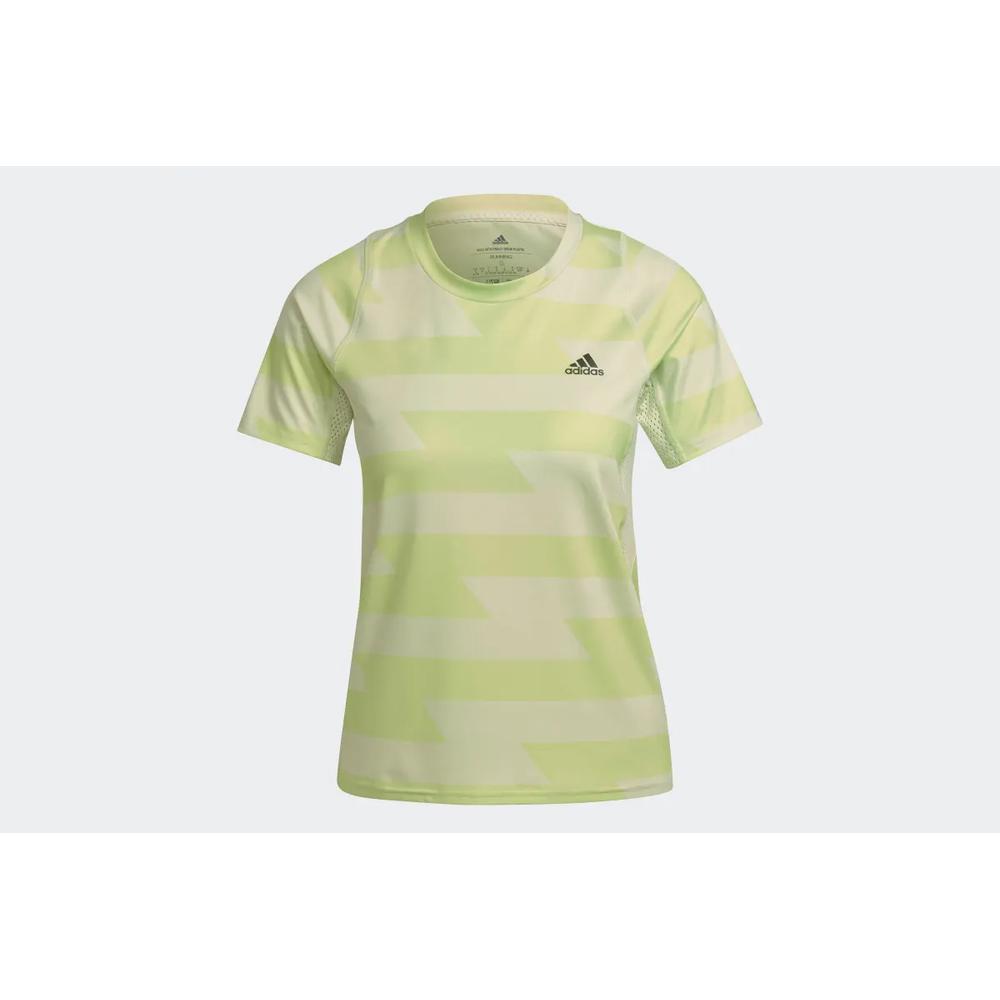 Koszulka adidas Fast Allover Print HD7029 - zielona