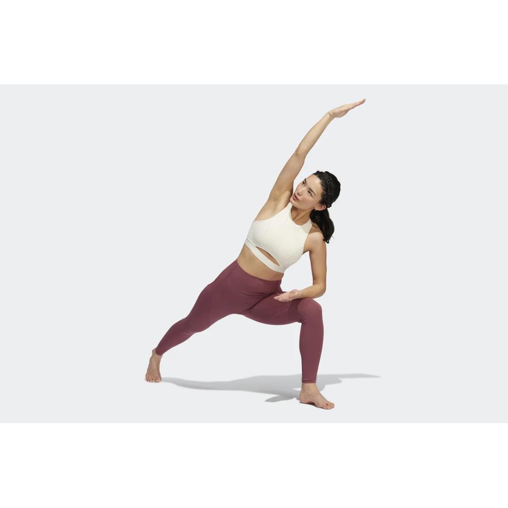 Legginsy adidas Yoga 4 Elements 7/8 Tights HD4485 - bordowe
