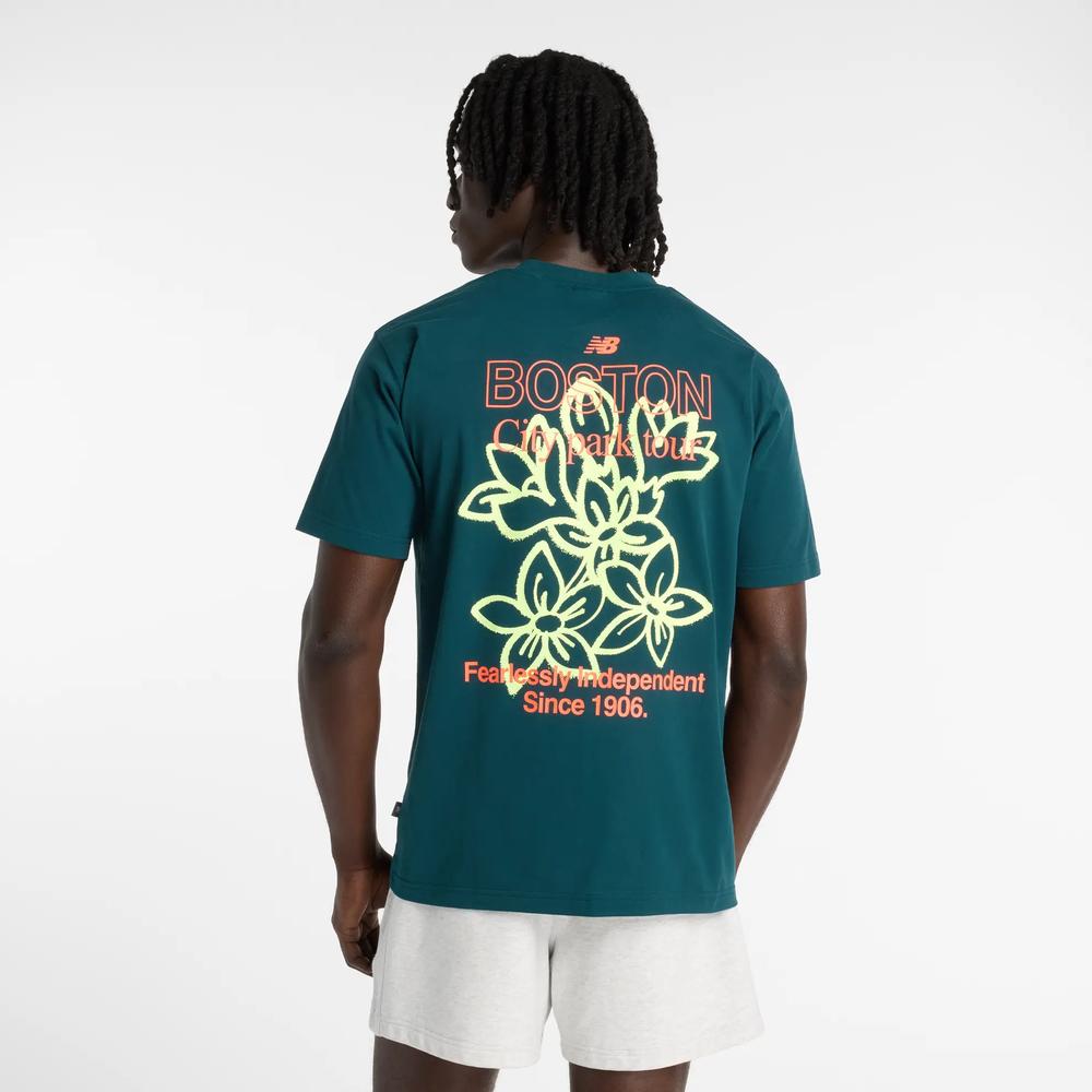 Koszulka męska New Balance MT61T0QMAAV - zielona