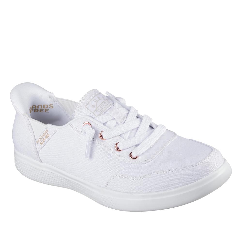 Buty Skechers Slip-ins Bobs Skip Cute B Cute Sweet 114815WHT - białe