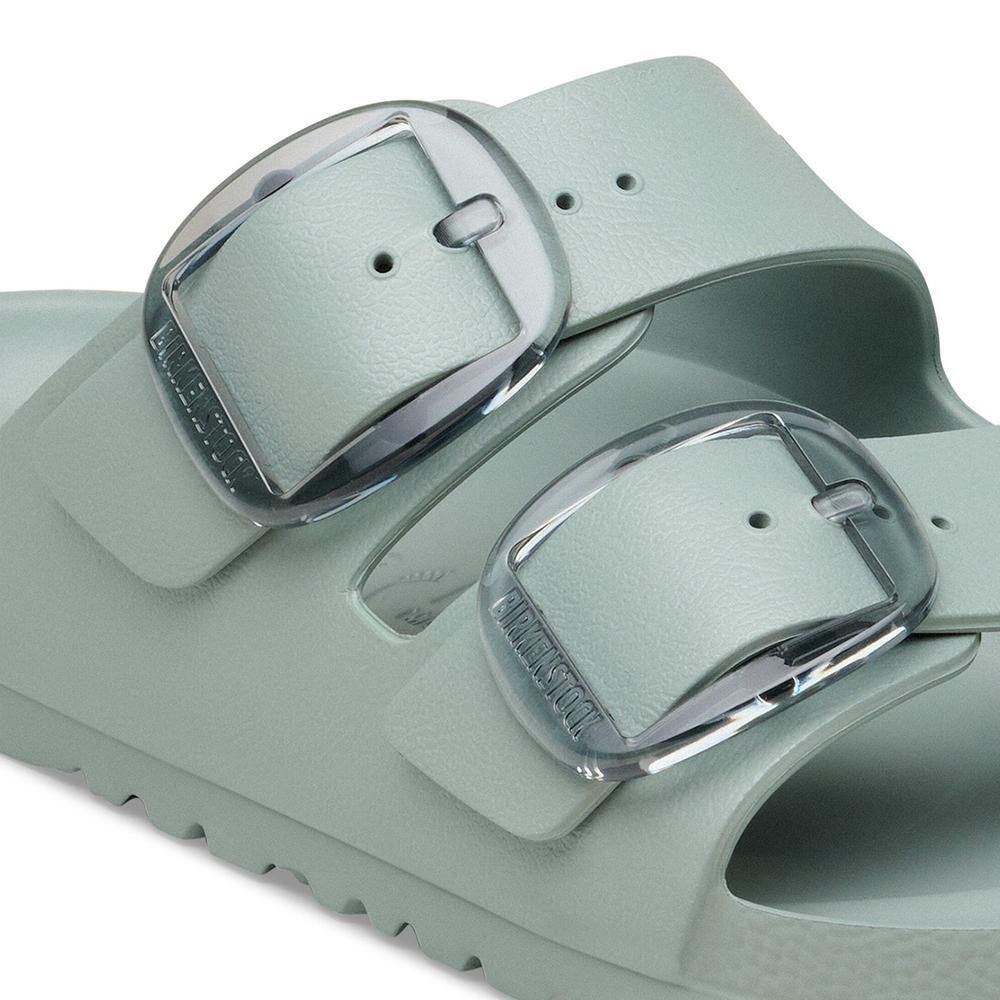 Klapki damskie Birkenstock Arizona Big Buckle 1031301 - zielone