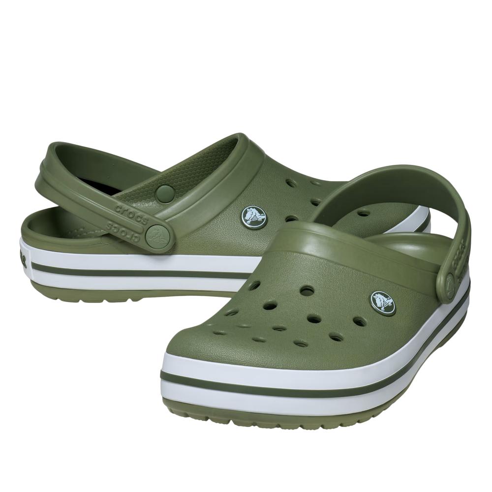 Klapki męskie Crocs Crocband 11016-3BX - zielone
