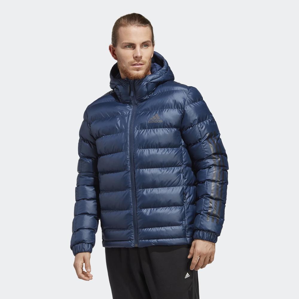 Kurtka adidas 3-Stripes SDP Badge Of Sport GV5329 - granatowa