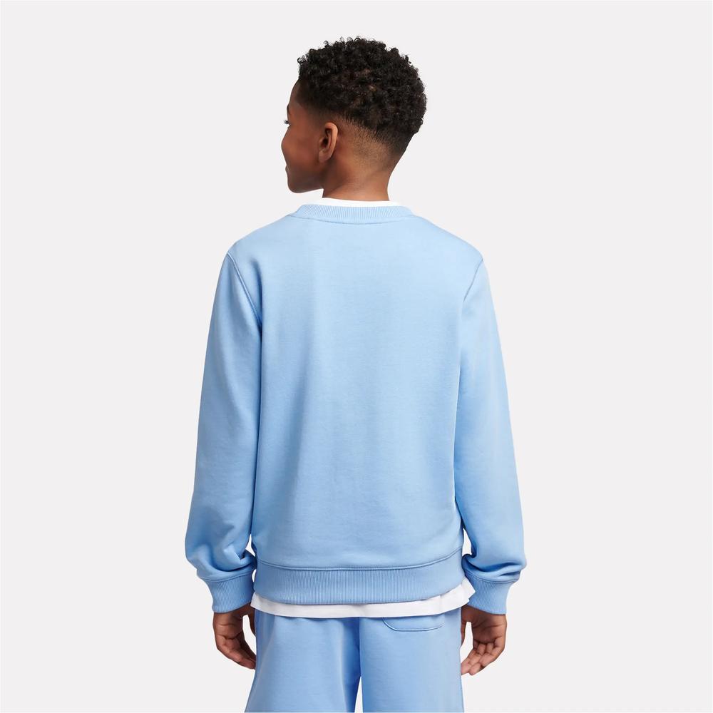 Bluza dziecięca New Balance LAKB0055ELE - niebieska