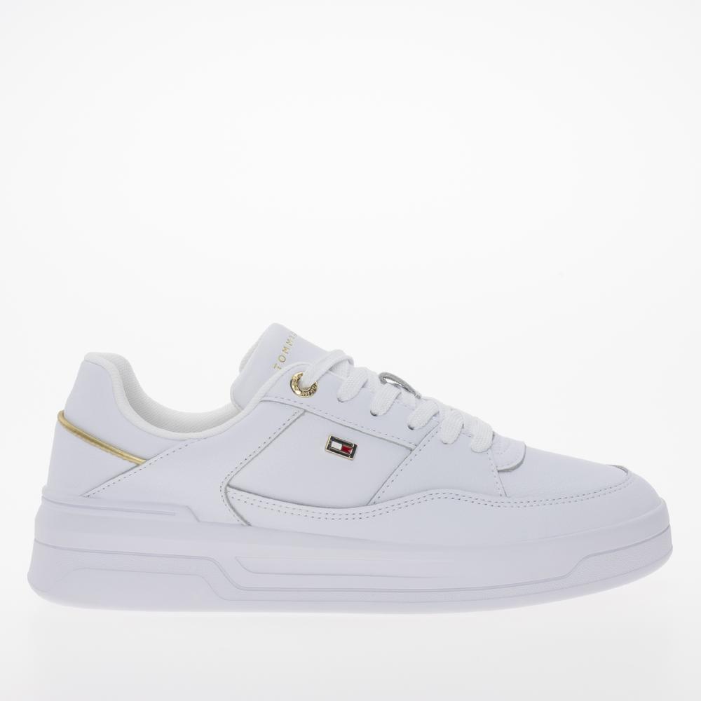 Buty Tommy Hilfiger Essential Basket Sneaker FW0FW08261-YBS - białe