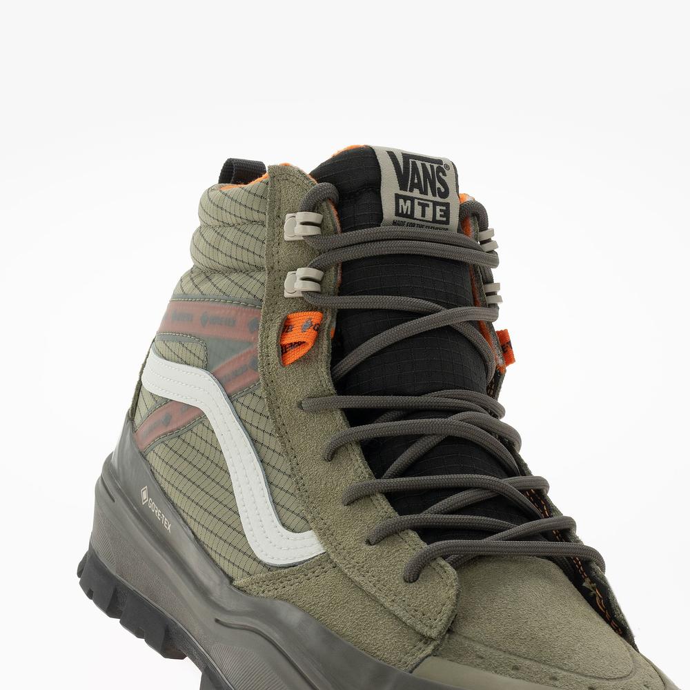 Buty męskie Vans SK8-Hi Gore-Tex Insulated VN000DARBKL1 - zielone