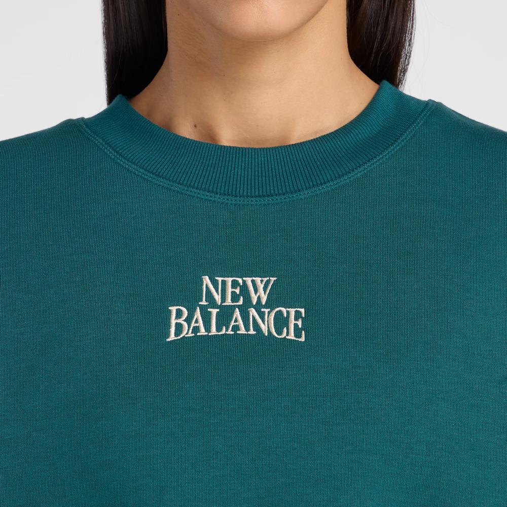 Bluza damska New Balance WT61935IAAV - zielona