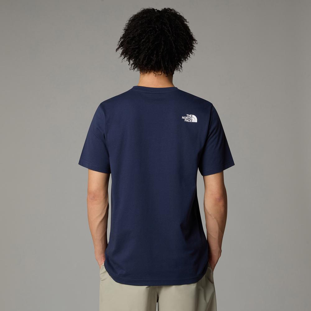 Koszulka męska The North Face Easy 0A8A6C8K21 - granatowa