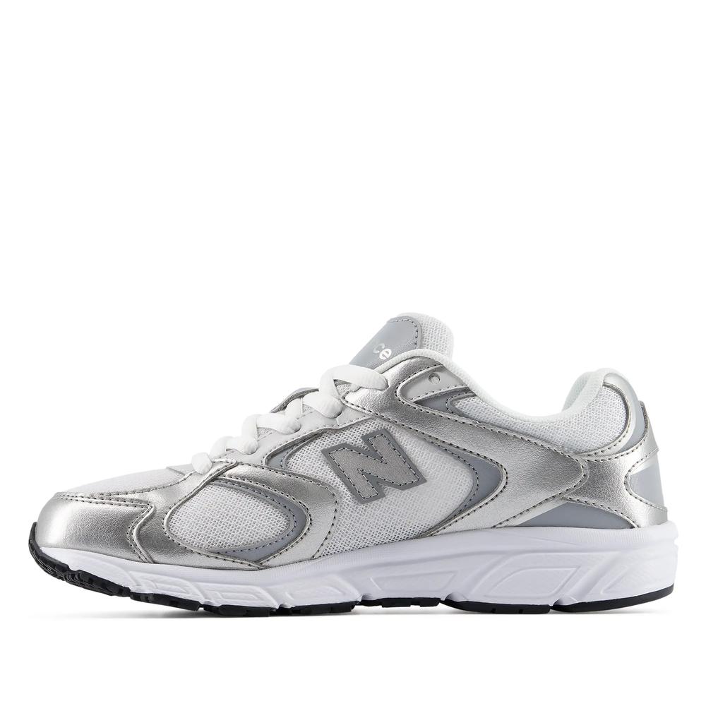 Buty młodzieżowe New Balance G4081NJ - srebrne