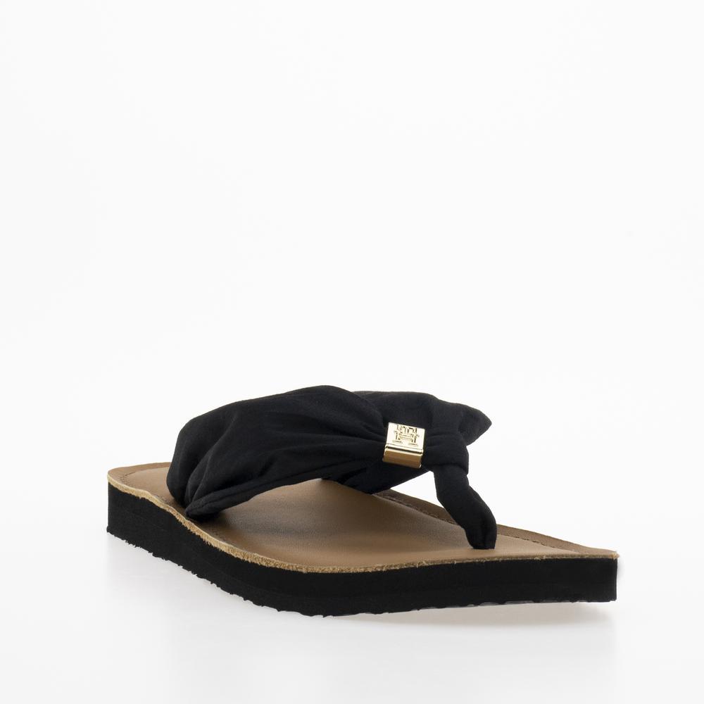 Japonki Tommy Hilfiger Elevated Beach FW0FW06985-BDS - czarne