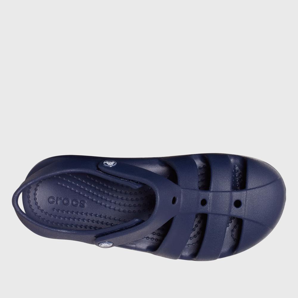 Sandały dziecięce Crocs Classic Fisherman Sandal 210626-410 - granatowe