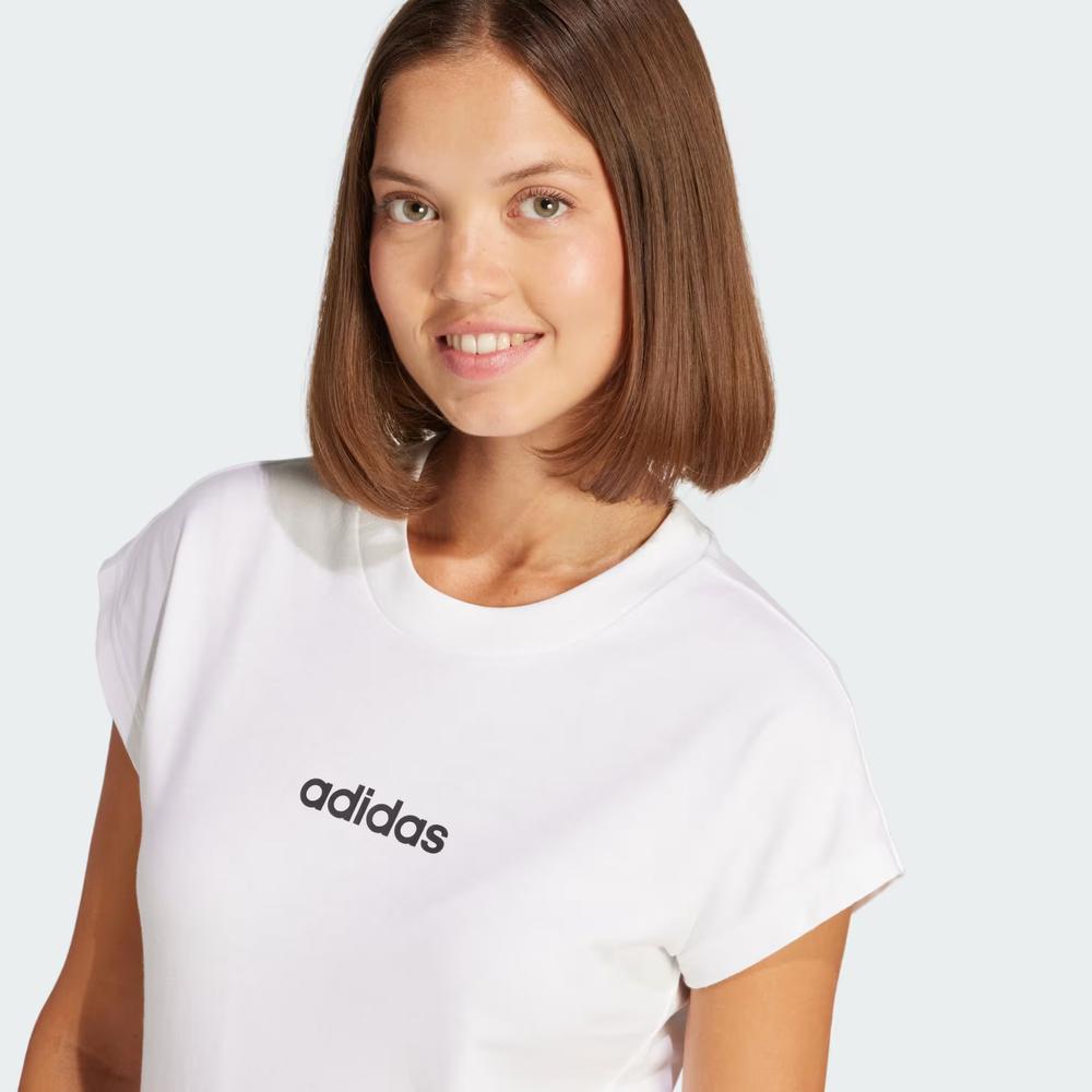 Koszulka damska adidas Sportswear Linear JC8239 - biała