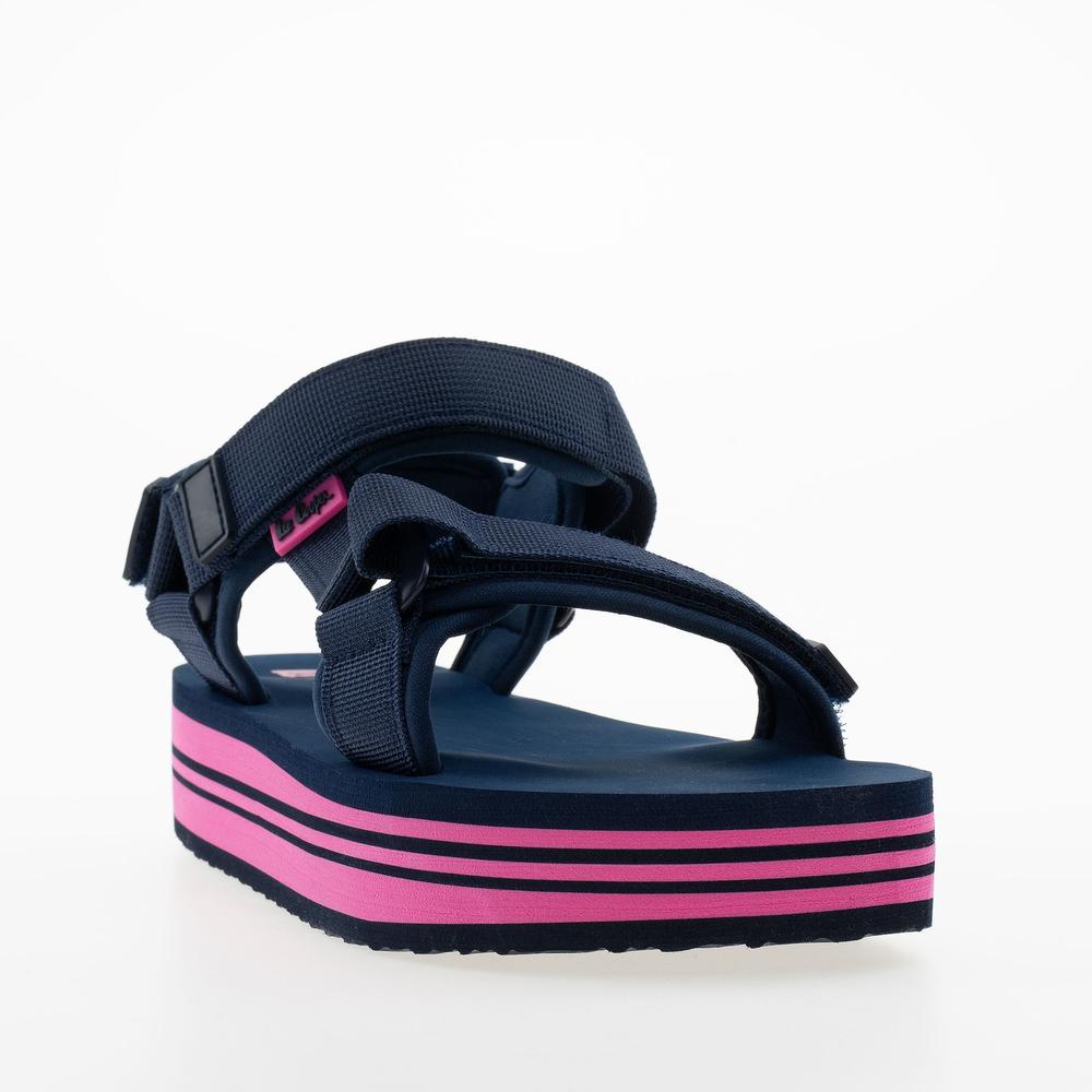 Sandały damskie Lee Cooper LCW-24-05-2754L - granatowe