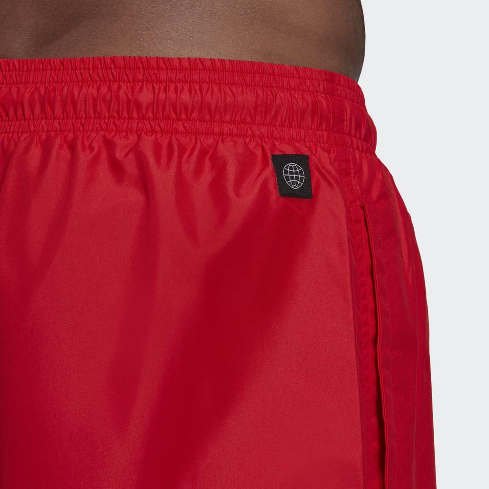 Spodenki adidas Solid Swim HA0384 - czerwone