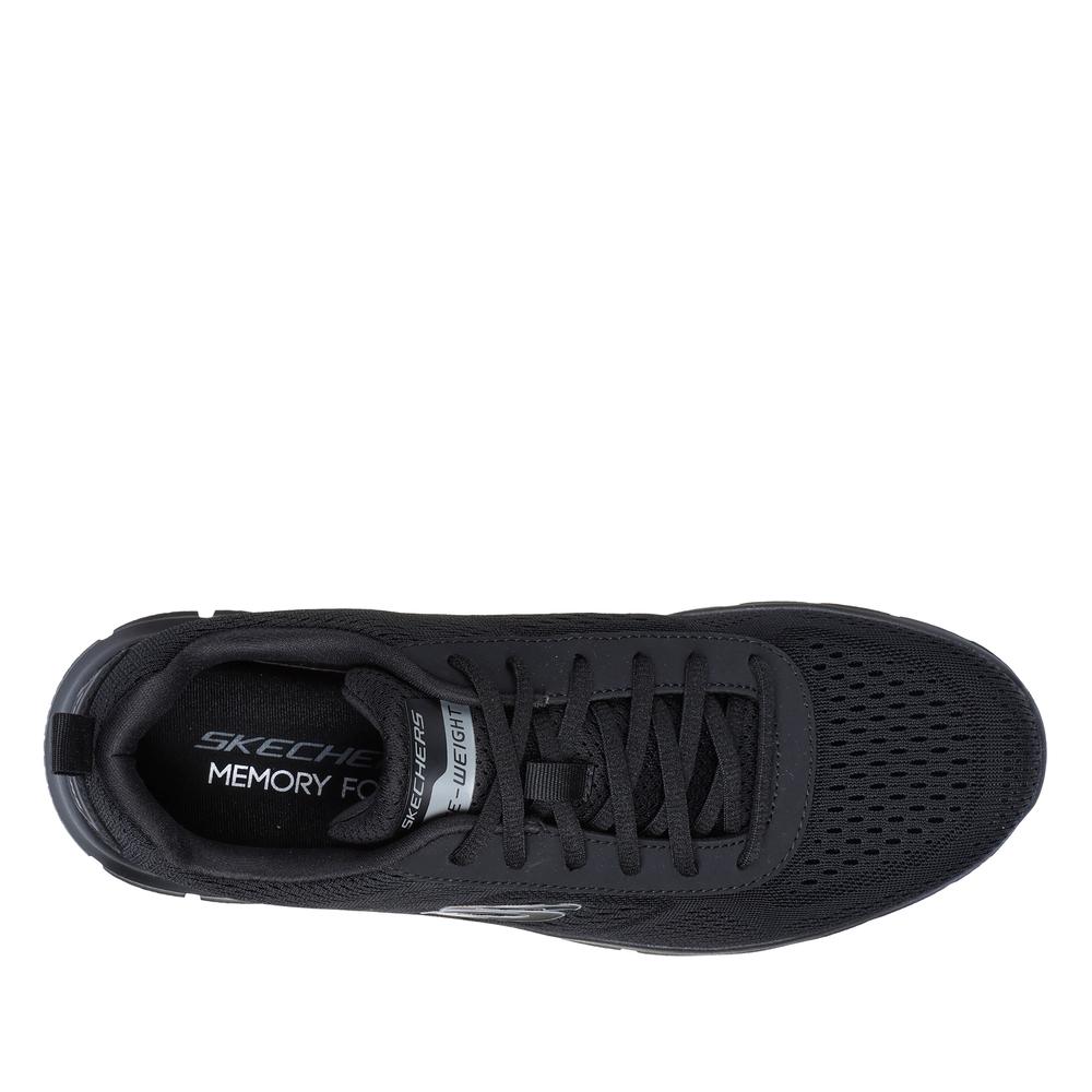 Buty męskie Skechers Track Leshur 232758BBK - czarne